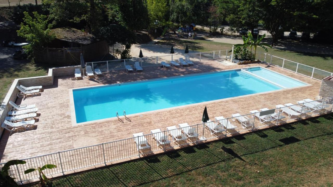 Camping Nature Le Valenty Mobil-Home-Dordogne Panoramique Clim Piscine Soturac Kültér fotó